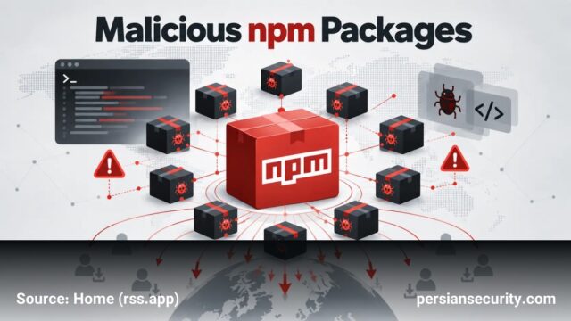 حمله پیچیده زنجیره تأمین npm: توزیع بدافزار از طریق Runtime با میلیون‌ها دانلود