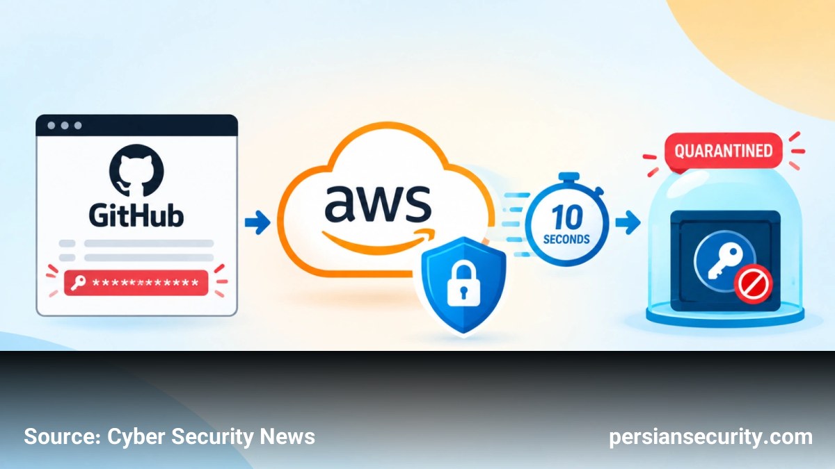 اتوماسیون AWS در قرنطینه سریع کلیدهای IAM افشا شده در GitHub