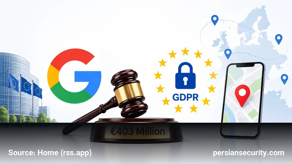 جریمه ۴۰۳ میلیون یورویی گوگل به دلیل نقض قوانین GDPR در پردازش داده‌های مکانی