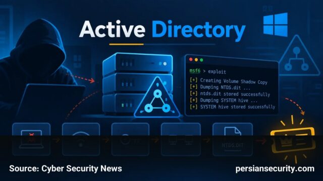 تحلیل زنجیره حمله برای سرقت NTDS.dit و ایجاد Golden Ticket در محیط Active Directory