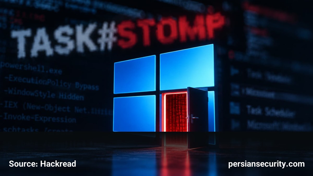 کشف بک‌دور جدید TASK#STOMP؛ سرقت مستمر اسناد تجاری در محیط ویندوز