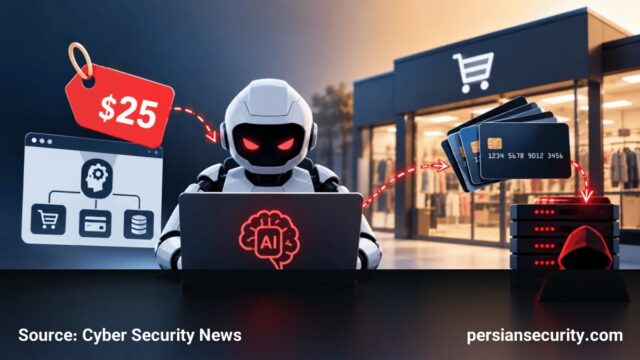 حملات خودکار AI: سرقت ۶۰۰ هزار کارت اعتباری با هزینه ۲۵ دلار برای هر هدف