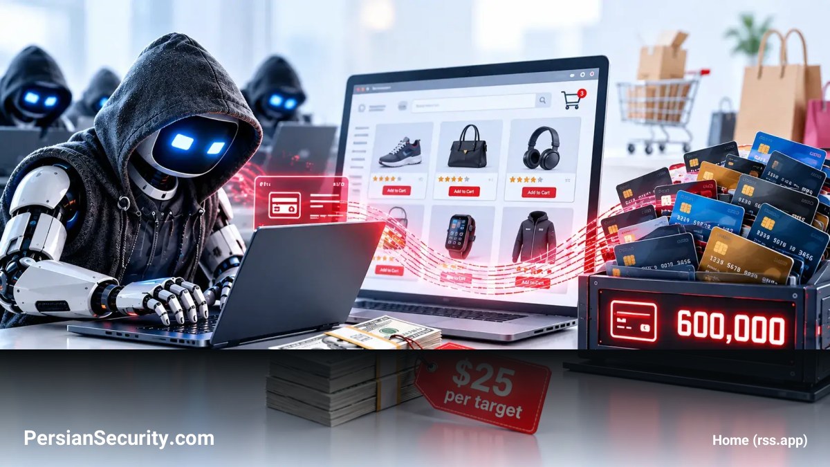 استفاده از عامل‌های هوش مصنوعی خودمختار برای سرقت ۶۰۰ هزار کارت اعتباری از خرده‌فروشان آنلاین