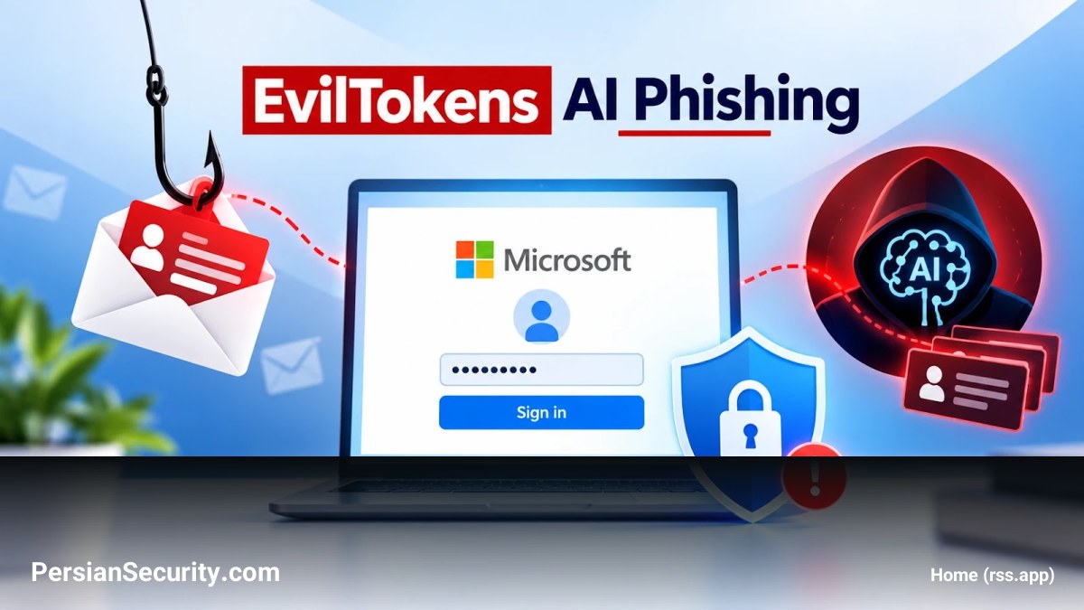 هشدار مایکروسافت درباره سرویس فیشینگ AI-powered مدل EvilTokens برای سرقت حساب‌های سازمانی