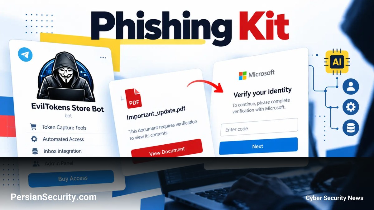 تحلیل کیت فیشینگ EvilTokens: سوءاستفاده از مکانیزم Device Code مایکروسافت برای کلاهبرداری‌های سازمانی