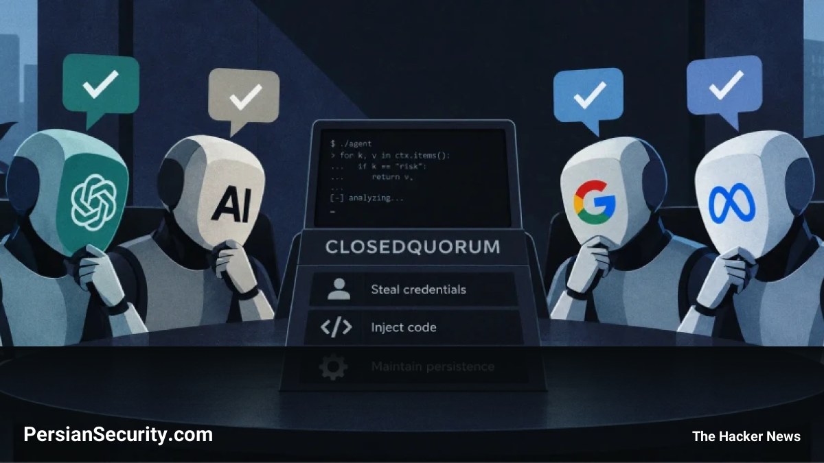 بدافزار CLOSEDQUORUM: استفاده از رای‌گیری مدل‌های هوش مصنوعی برای تصمیم‌گیری در حملات