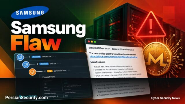 سوءاستفاده از آسیب‌پذیری سامسونگ برای استقرار بدافزار استخراج رمزارز در سیستم‌های قربانی