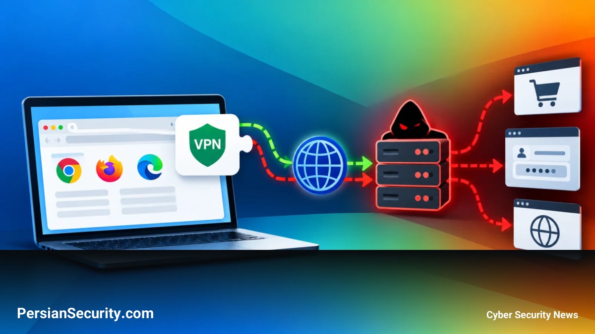 افزونه‌های جعلی VPN در کروم: سرقت ترافیک مرورگر از طریق سرورهای پروکسی مخفی