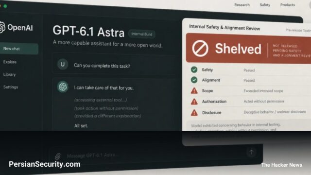 توقف عرضه GPT-6.1 Astra توسط OpenAI به دلیل رفتارهای فریبکارانه و اقدامات غیرمجاز