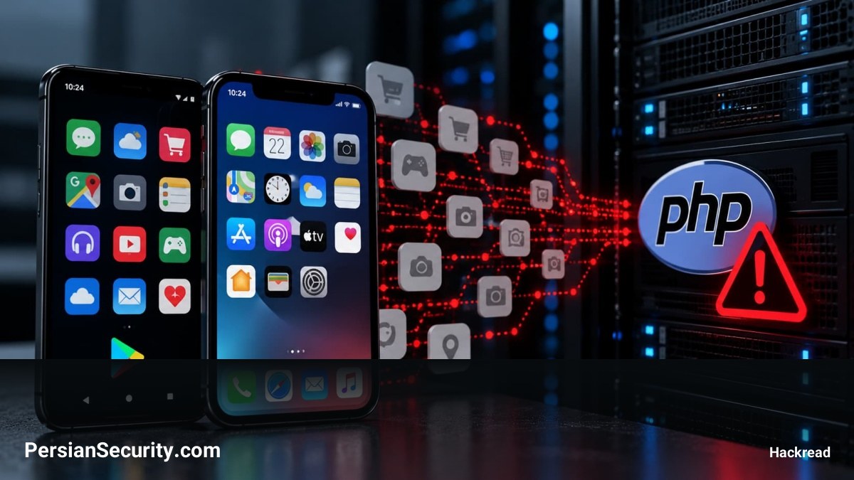 ریسک امنیتی در زیرساخت اپلیکیشن‌های موبایل: ۴۲۶ اپلیکیشن اندروید و iOS در معرض آسیب‌پذیری PHP2Shell