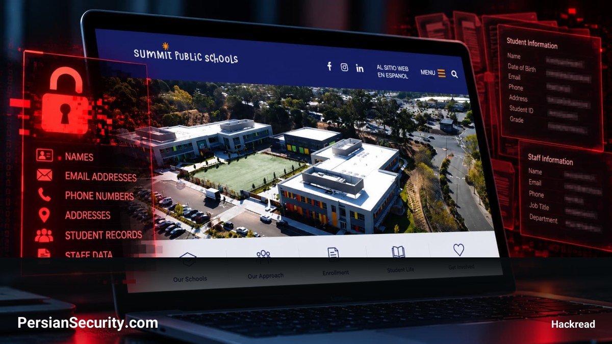 نشت ۱۱۵ گیگابایت داده‌های حساس از مدارس Summit Public Schools
