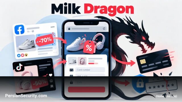 کیت فیشینگ Milk Dragon؛ سوءاستفاده از تخفیفات تیک‌تاک و فیس‌بوک برای سرقت کارت‌های بانکی و دور زدن MFA