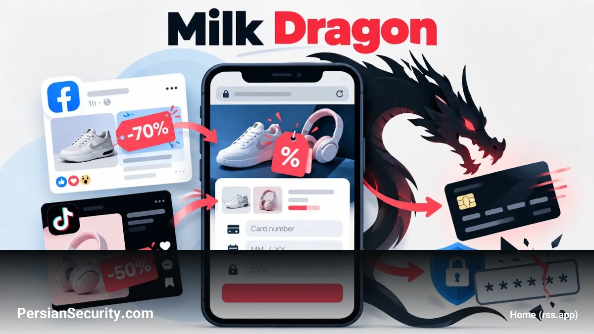 کیت فیشینگ Milk Dragon؛ سوءاستفاده از تخفیفات تیک‌تاک و فیس‌بوک برای سرقت کارت‌های بانکی و دور زدن MFA