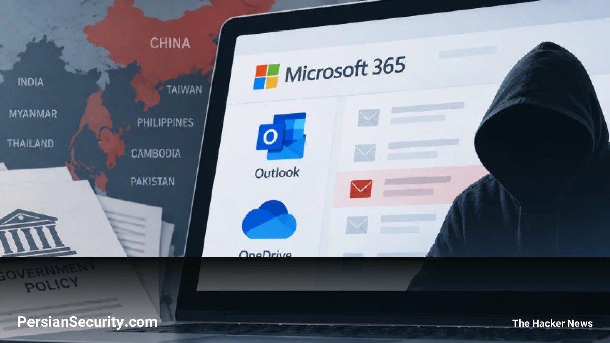 استفاده از Outlook و OneDrive در کمپین جاسوسی جدید عامل تهدید مرتبط با چین