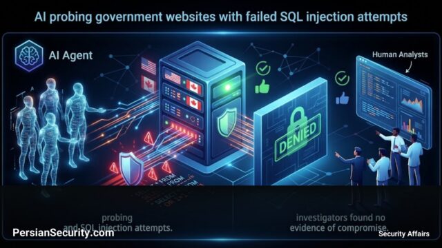 تلاش عامل‌های هوش مصنوعی برای نفوذ به داده‌های دولتی از طریق SQL Injection