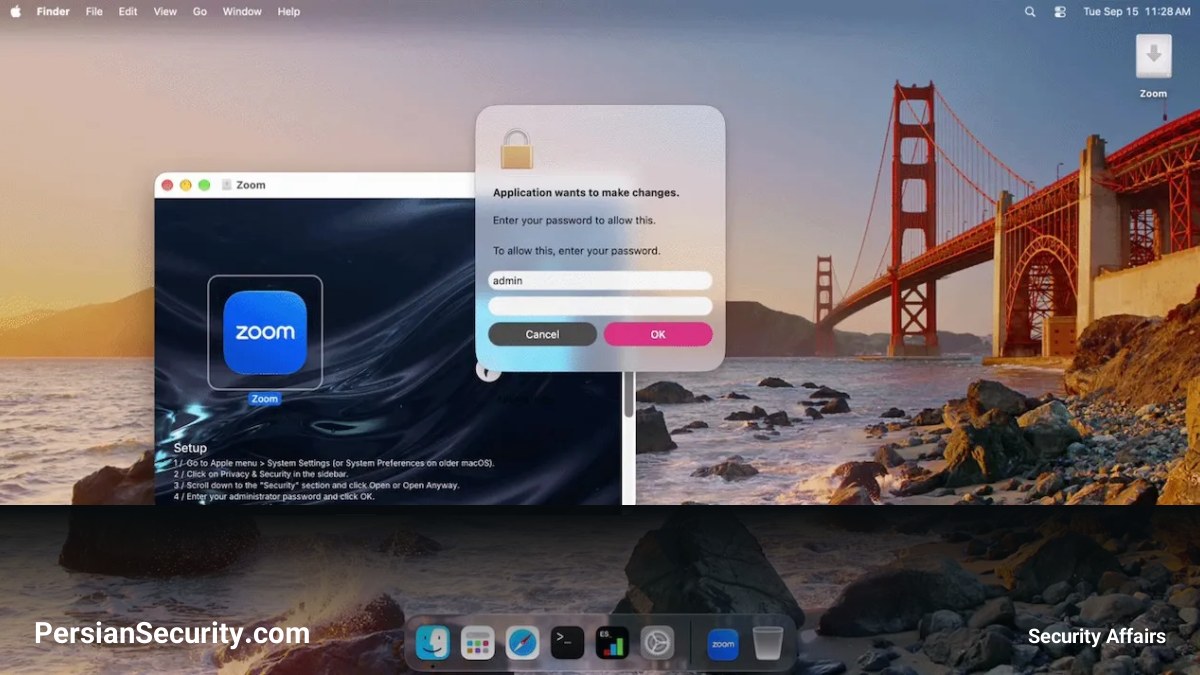 کشف بدافزار CloudSyncD: درگاه پشتی (Backdoor) مخفی در قالب نصب‌کننده جعلی Zoom برای macOS
