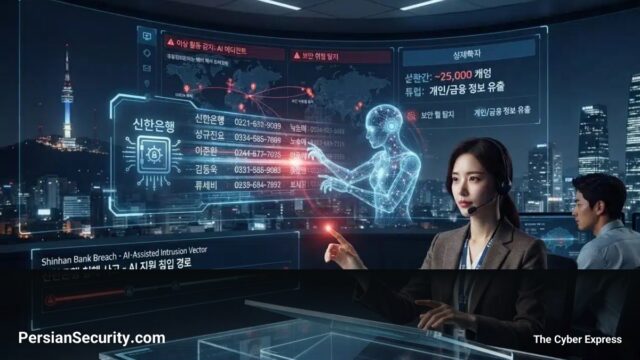 نشت داده‌های ۲۵ هزار مشتری بانک Shinhan کره جنوبی؛ احتمال استفاده از ابزارهای پیشرفته AI