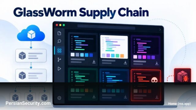 حمله زنجیره تأمین GlassWorm: جاسازی بدافزار در تم‌های رنگی VS Code