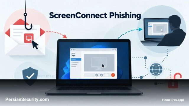سوءاستفاده از نرم‌افزار ScreenConnect در کمپین‌های فیشینگ برای دسترسی از راه دور