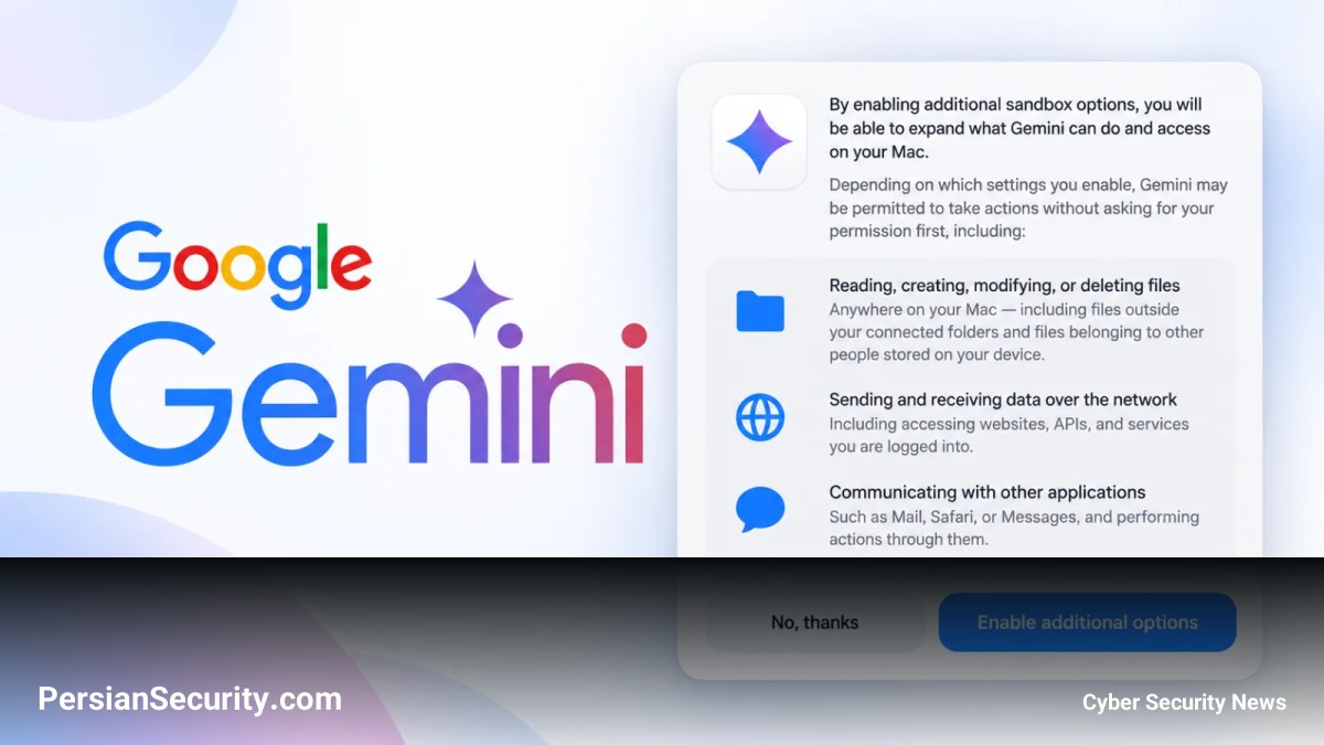 قابلیت دسترسی کامل Gemini گوگل به سیستم‌های کاربر؛ فرصتی برای بهره‌وری یا تهدیدی برای امنیت؟