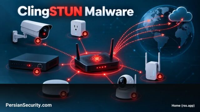بدافزار ClingSTUN: تبدیل دستگاه‌های IoT آسیب‌پذیر به گره‌های پروکسی کنترل‌پذیر