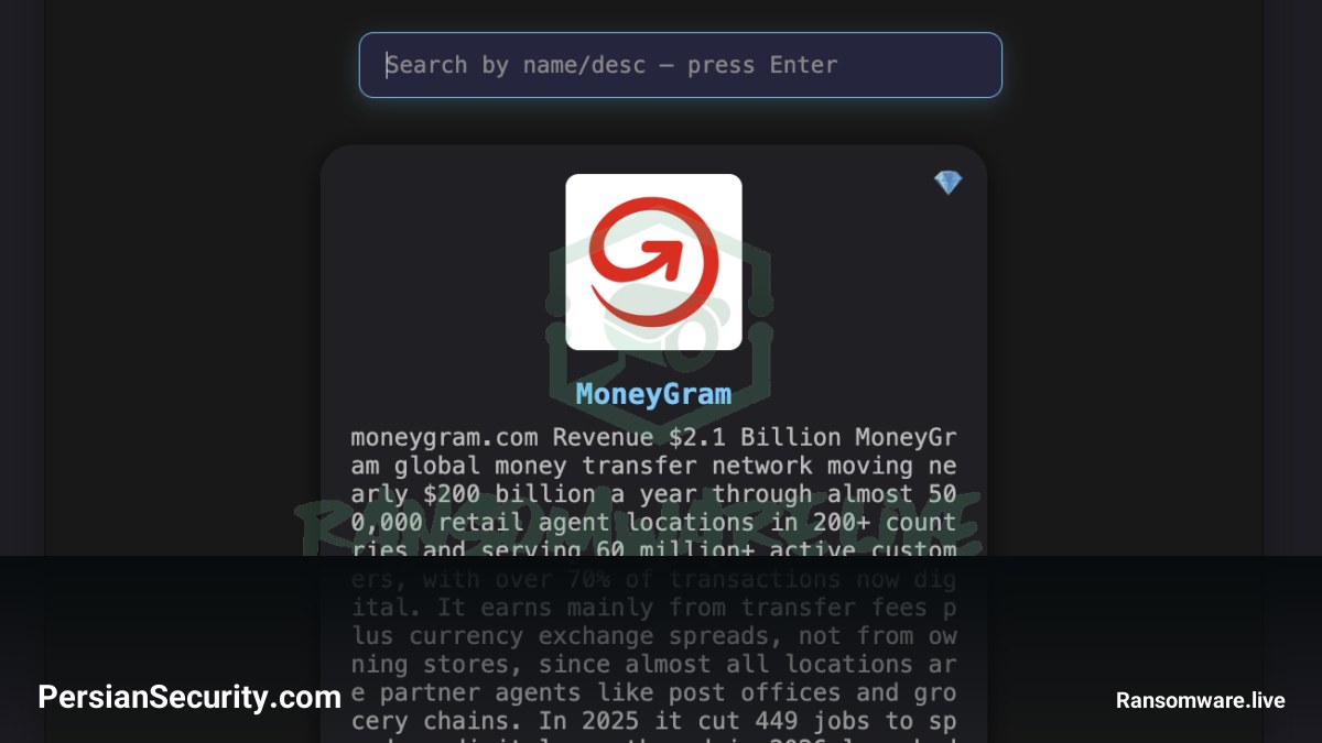 MoneyGram قربانی جدید گروه Thegentlemen شد