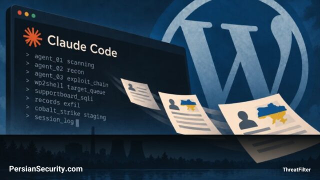 استفاده از Claude Code در حملات سایبری برای سرقت داده‌های زیرساخت‌های حیاتی و سایت‌های وردپرسی