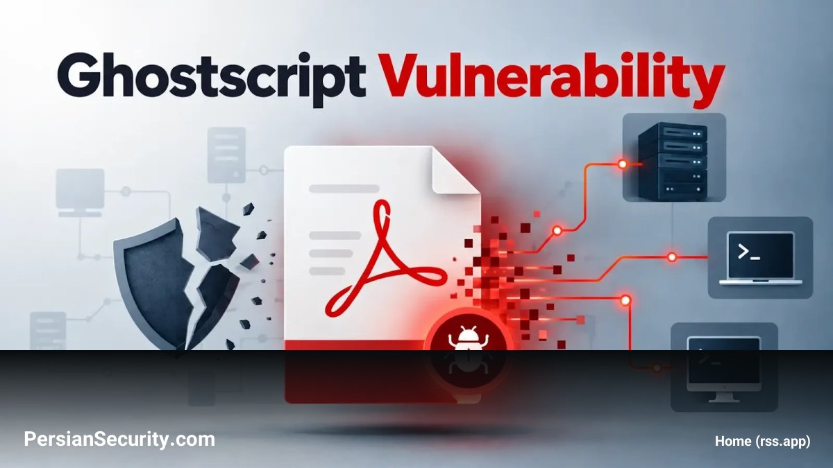 آسیب‌پذیری بحرانی RCE در Ghostscript: خطر اجرای کد از راه دور از طریق فایل‌های PDF