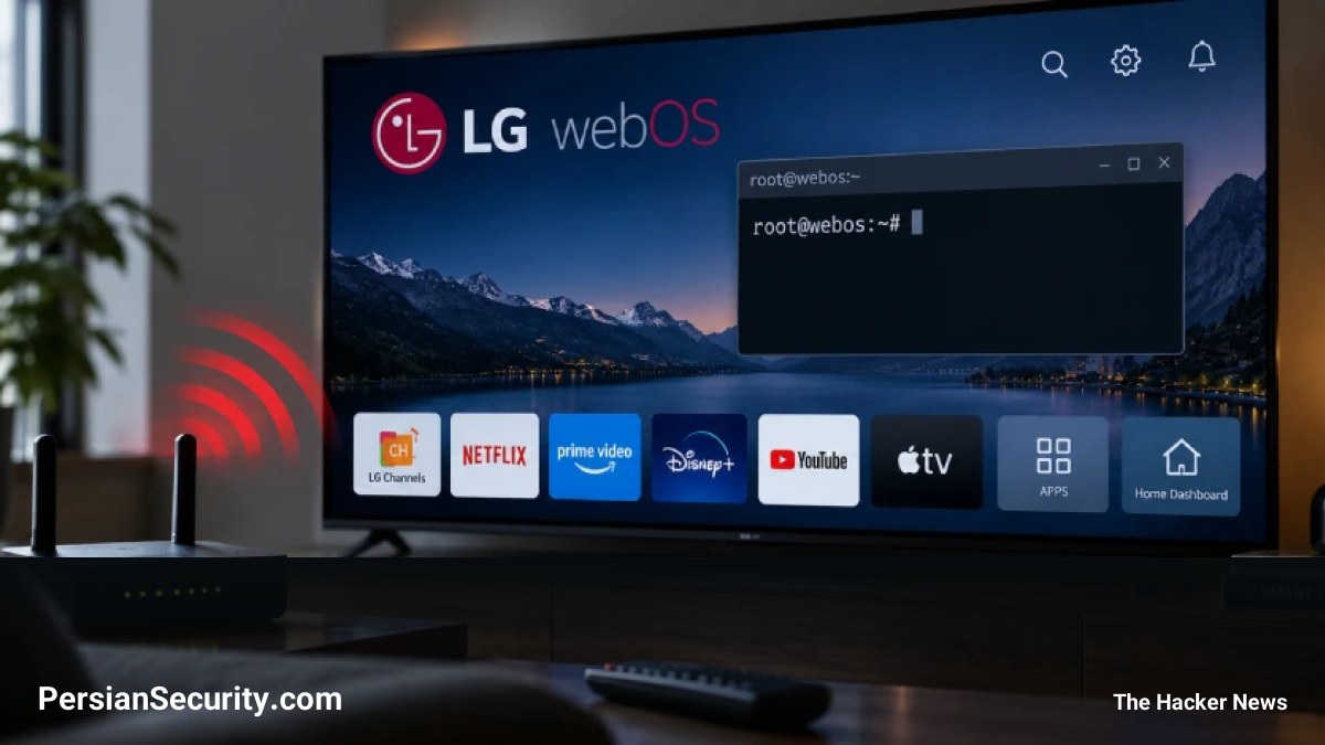 آسیب‌پذیری در تلویزیون‌های هوشمند LG: امکان دسترسی Root از طریق شبکه محلی