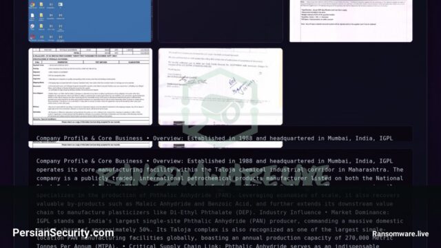 انتشار نام شرکت پتروشیمی IGPL به عنوان قربانی جدید باج‌افزار Hyflock