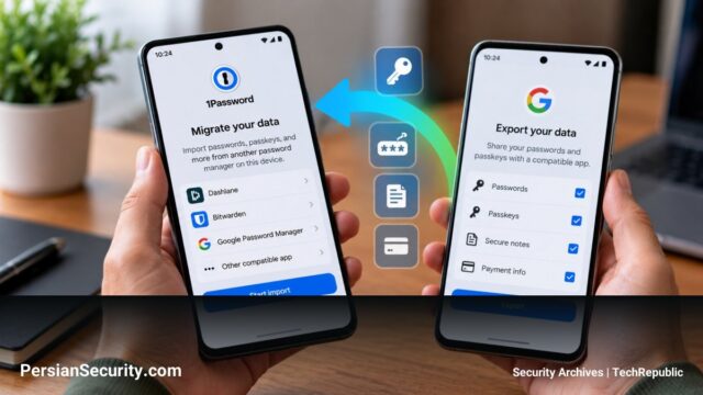 استاندارد Credential Exchange: روش جدید انتقال رمز عبور و Passkey در اندروید