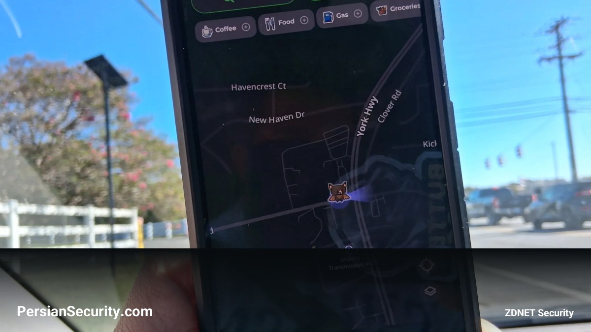 نمایش موقعیت دوربین‌های نظارتی و تشخیص پلاک در نقشه MapQuest