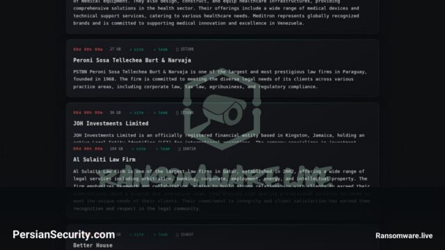 اعلام قربانی جدید توسط گروه Payload: حمله به شرکت BW Office World