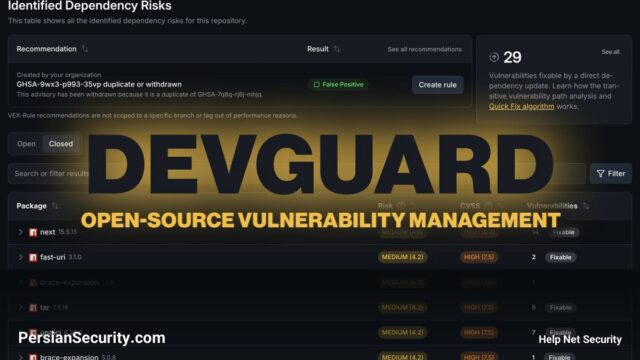 معرفی DevGuard: پلتفرم متن‌باز مدیریت آسیب‌پذیری در زنجیره تأمین نرم‌افزار